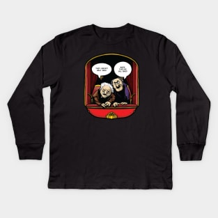 Statler and Waldorf (All Bad) Kids Long Sleeve T-Shirt